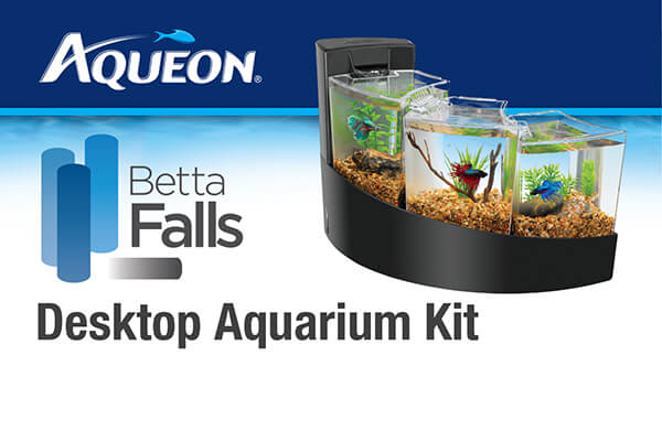 Aqueon Betta Falls Desktop Aquarium Kit