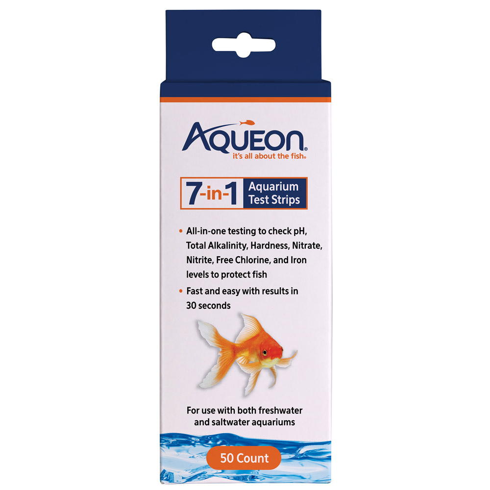 Aqueon® 7-in-1 Aquarium Test Strips, 50 Count